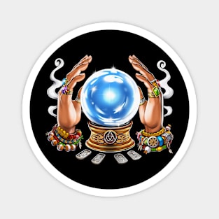 Fortune Teller Crystal Ball Magnet